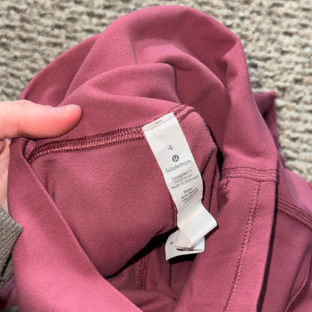 Pink Dusty Rose Lululemon align leggings - Picture 5 of 7